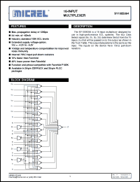 Click here to download SY100S364JZ Datasheet