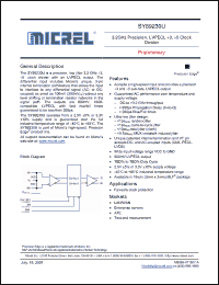 Click here to download SY89230UMGTR Datasheet