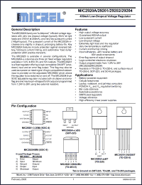 Click here to download MIC29201-3.3YM Datasheet