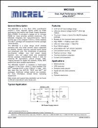 Click here to download MIC5322-MFYMT Datasheet