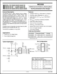 Click here to download MIC2559BMTR Datasheet