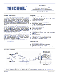 Click here to download MIC26400YJL Datasheet