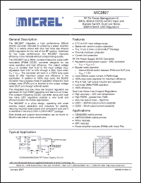 Click here to download MIC2807 Datasheet