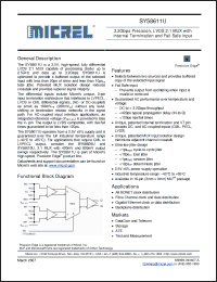 Click here to download SY58611UMGTR Datasheet