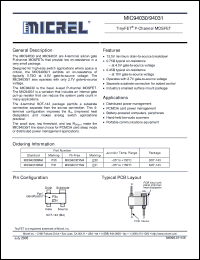 Click here to download MIC94030_06 Datasheet