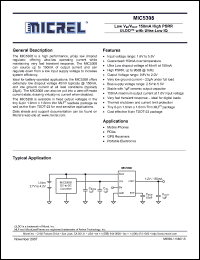 Click here to download MIC5308YMT Datasheet