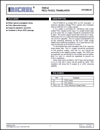 Click here to download SY100EL91ZC Datasheet