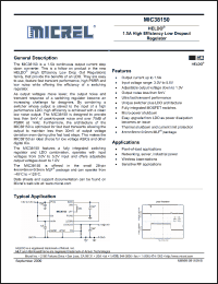 Click here to download MIC38150HYHL Datasheet