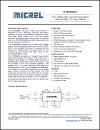 Click here to download SY88289BL Datasheet