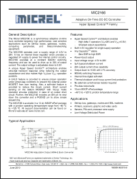 Click here to download MIC2166YMME Datasheet