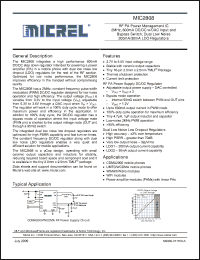 Click here to download MIC2808 Datasheet
