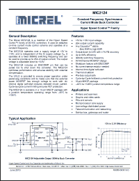 Click here to download MIC2124 Datasheet