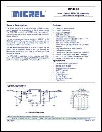Click here to download MIC4720YMME Datasheet