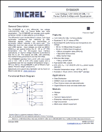 Click here to download SY56020R Datasheet
