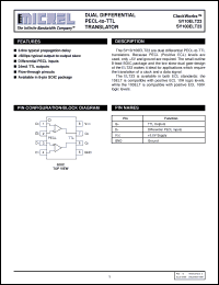 Click here to download SY100ELT23ZCTR Datasheet