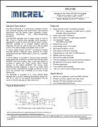Click here to download MIC2165YMME Datasheet