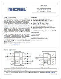 Click here to download MIC2843YMT Datasheet