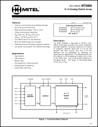 Click here to download MT8808 Datasheet