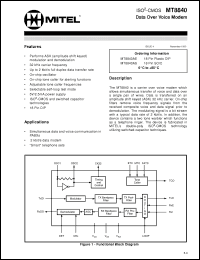 Click here to download MT8840 Datasheet