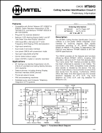 Click here to download MT8843 Datasheet
