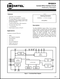 Click here to download MH88634 Datasheet