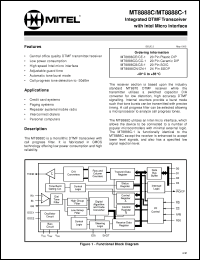 Click here to download MT8888CN-1 Datasheet