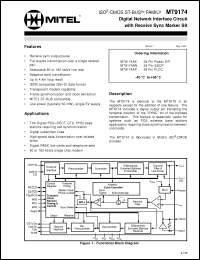 Click here to download MT9174 Datasheet
