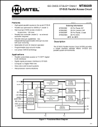 Click here to download MT8920BC Datasheet