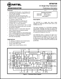 Click here to download MT8814AC Datasheet
