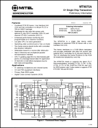 Click here to download MT9075AL Datasheet
