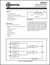 Click here to download MH88524 Datasheet