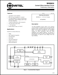 Click here to download MH88634-2 Datasheet