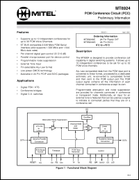 Click here to download MT8924AS Datasheet