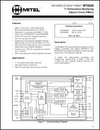 Click here to download MT8926 Datasheet