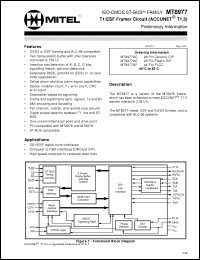 Click here to download MT8977AE Datasheet