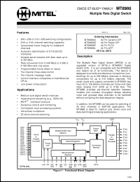 Click here to download MT8986AP Datasheet