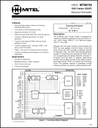 Click here to download MT90733AP Datasheet