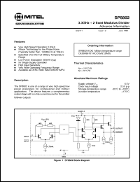 Click here to download SP8802A Datasheet