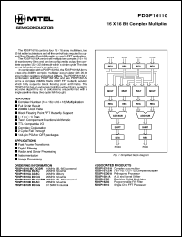 Click here to download PDSP16116MCGGDR Datasheet