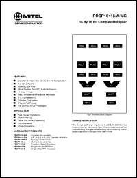 Click here to download PDSP16116A Datasheet