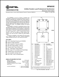 Click here to download SP8855E Datasheet