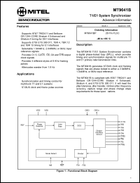 Click here to download MT9041BP Datasheet