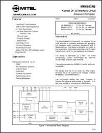 Click here to download MT88634BV-2 Datasheet