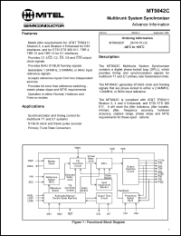 Click here to download MT9042CP Datasheet