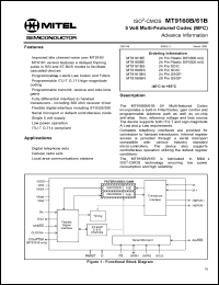 Click here to download MT9161BS Datasheet