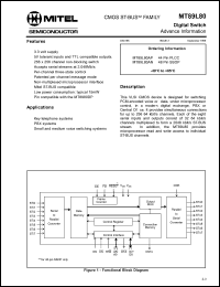 Click here to download MT89L80 Datasheet