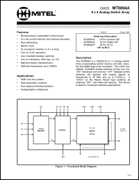 Click here to download MT8804 Datasheet