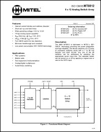 Click here to download MT8812 Datasheet