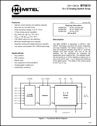 Click here to download MT8815 Datasheet