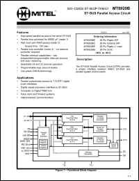 Click here to download MT8920B Datasheet